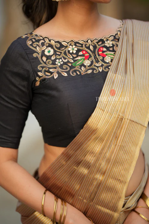 Zari Aari Work Festive Blouse